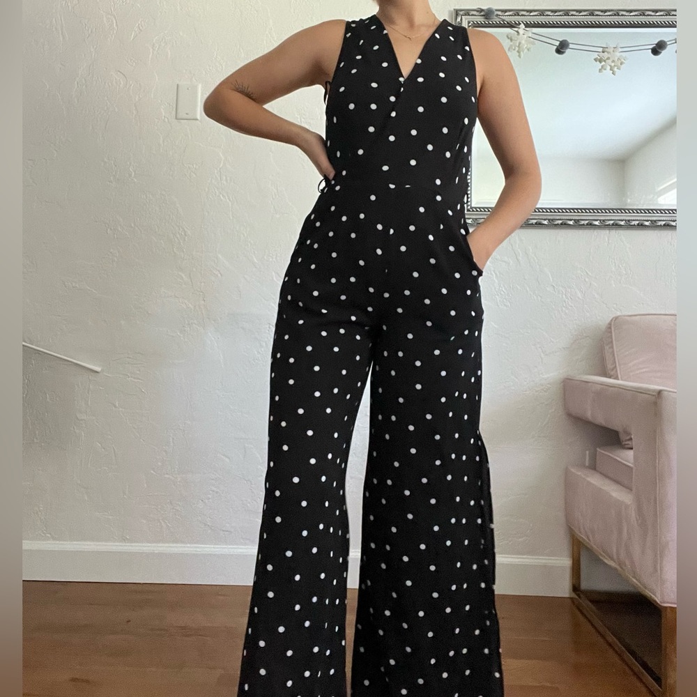 Polka dot jumpsuit